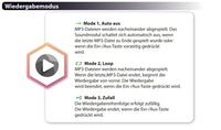 MP3 Soundmodul mit 1 AN-Taste